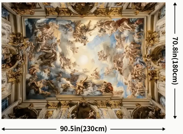 Baroque Ceiling Backdrop