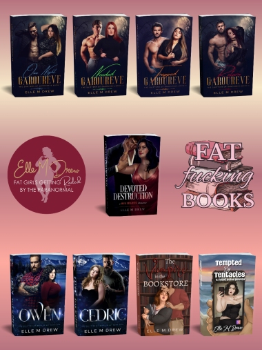Elle M Drew Fat Fucking Book Covers