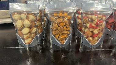 Specialized Freeze-Dried Banana Pudding Bites, Sweet Potato Soufflé Bites, Strawberry Cheesecake Bites 