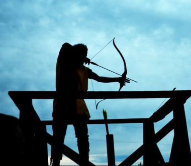 Archer at dusk