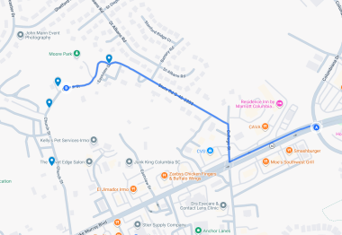 Dropoff Map