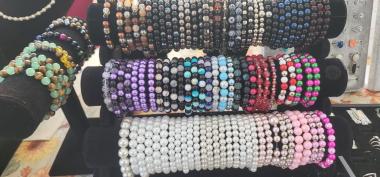 Signature Bracelets at the Hops and Shops Event