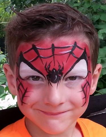 Spiderman Face Painting Face Painter in Irmo SC