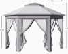 13x13 Gazebo Canopy-Grey