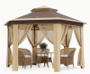 13x13 Gazebo Canopy-Brown