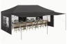 10x20 Black Canopy