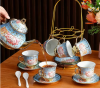 Teapot & Cups- Blue