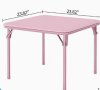 Pink Square Table