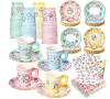 Fairy Tea Cups & Saucers & Napkins