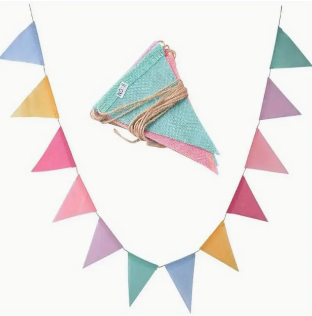 Pastel Pennants 157.48inch