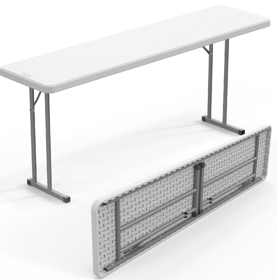 6 ft Narrow Plastic table