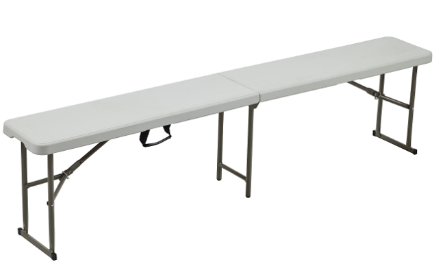 6 Ft Plastic Folding Bench