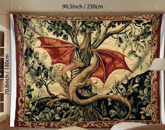 Dragon and Tree Backdrop