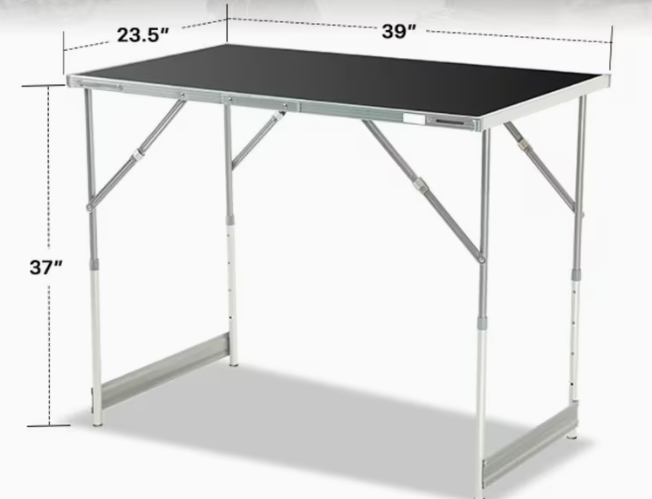Small Folding Table 39in
