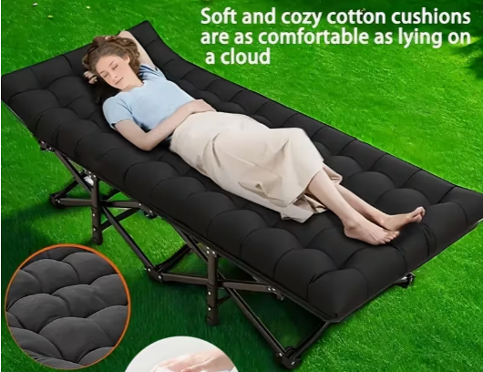 Foldable Cot w/cushion