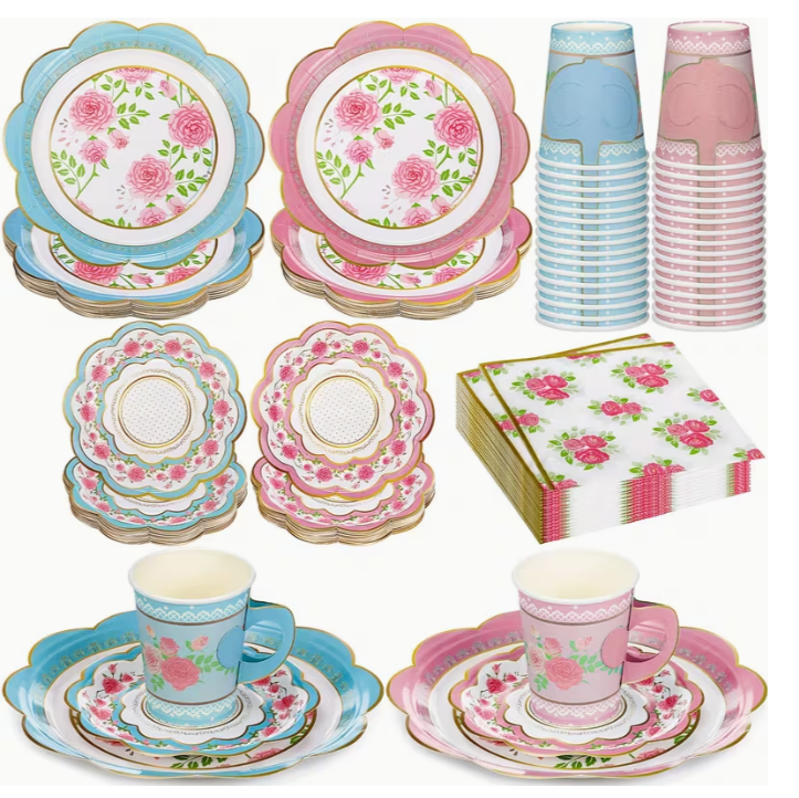 Fairy Tea Cups & Saucers