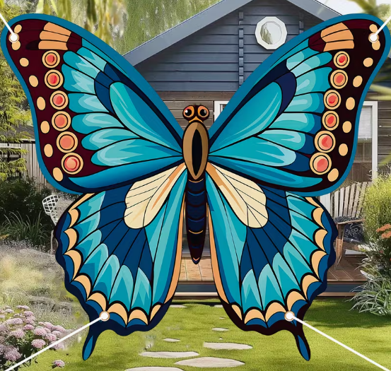 Giant Butterfly Wings- Blue