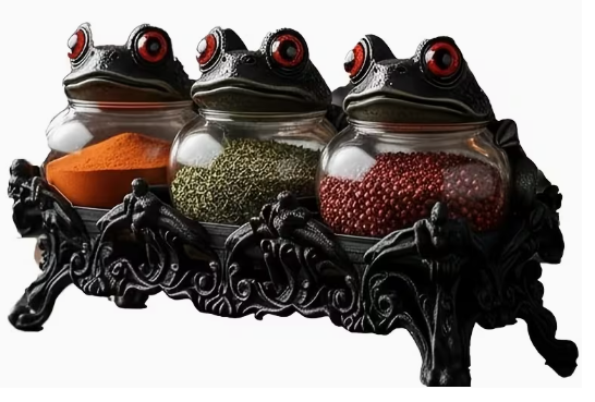 Frog Spice Jars
