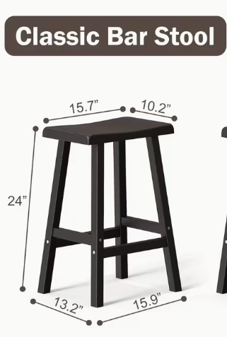 Black Bar Stool