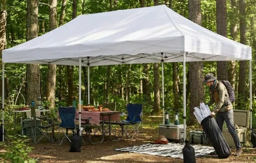 10x20 Canopy with built in awning